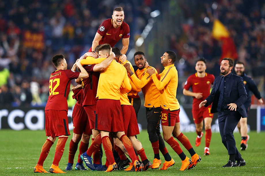 «Рома» — «Барселона» 3:0 (первый матч 1:4)